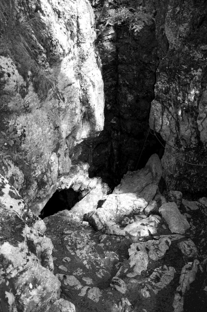 Entrée gouffre Berger mini